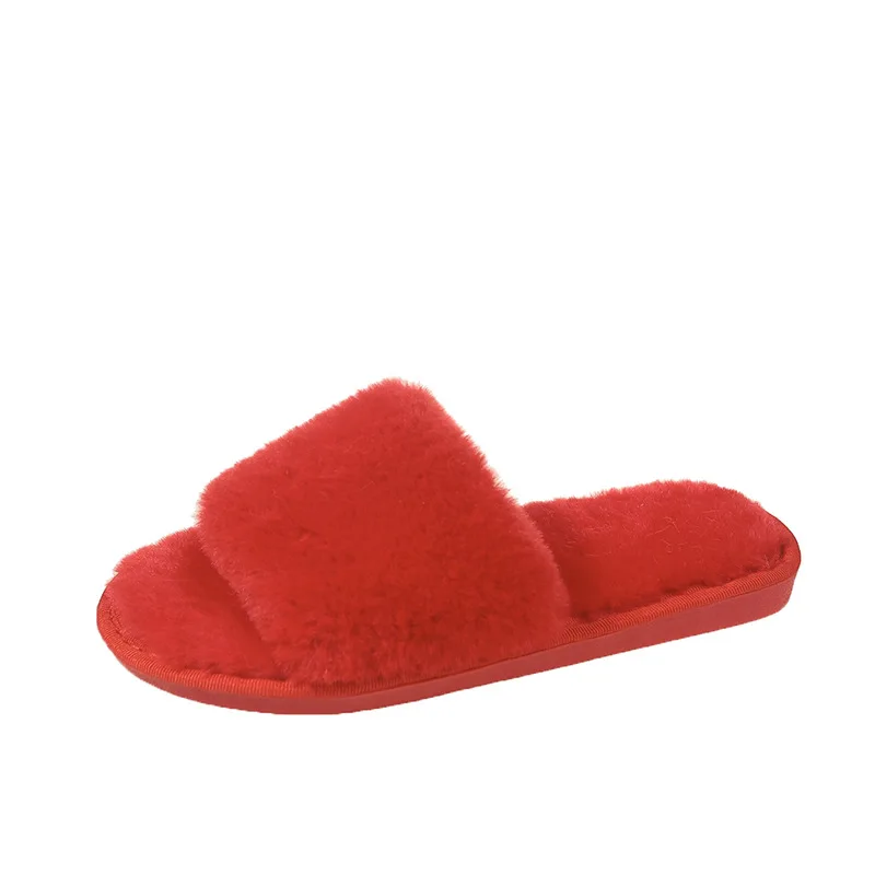 Furry Slippers Fluffy Slides Men Amazon Kidmi Winter Plush Women
