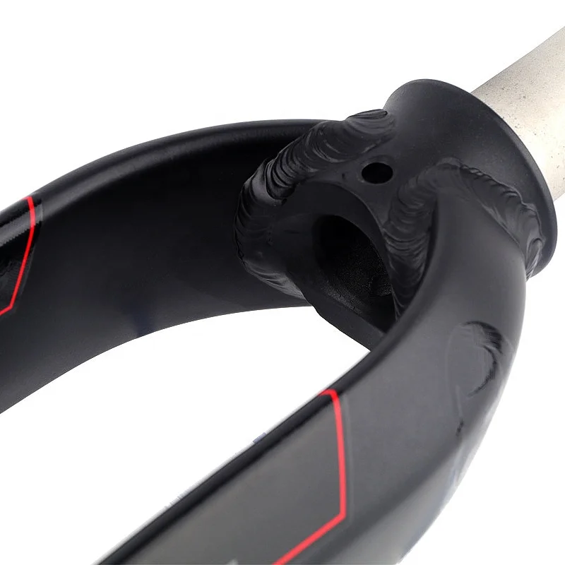 Fourche Avant VTT En Fibre De Carbone - Compatible 27,5" Et 29" - Axe 100mm, Tube Conique - Neuf