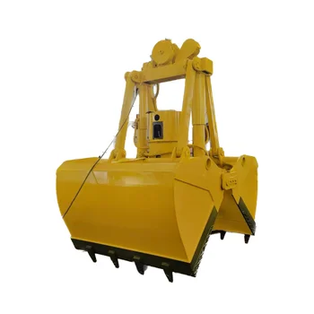 4 cubic meters loading and unloading hydraulic system grab bucket