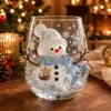 Pupazzo di neve blu chiaro