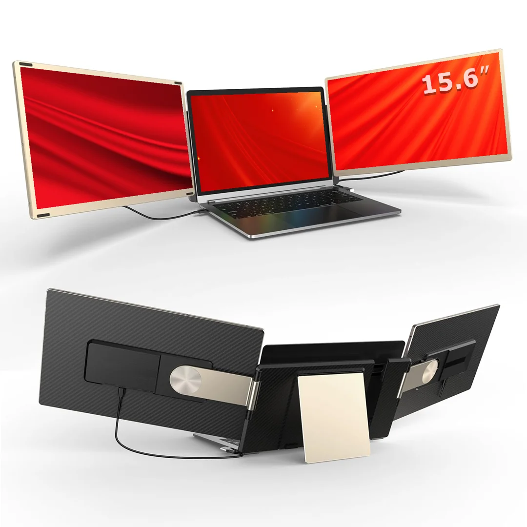 TMISHION Ordinateur Portable à Double écran Ordinateur Portable Double écran 16 Pouces Pour