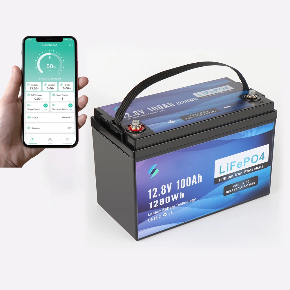 Factory Price 32700 LiFePO4 Cell Deep Cycle Lithium Ion Battery 100Ah 120Ah 200Ah 300Ah LiFePO4 Caravan 12v 100ah Battery