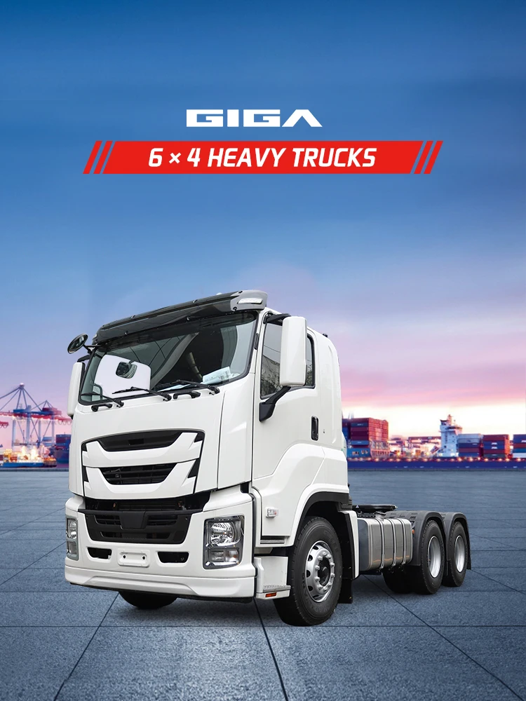 China Qingling Isuzu Giga Tractor Truck 10 Wheeler 6x4 Giga Tractor ...