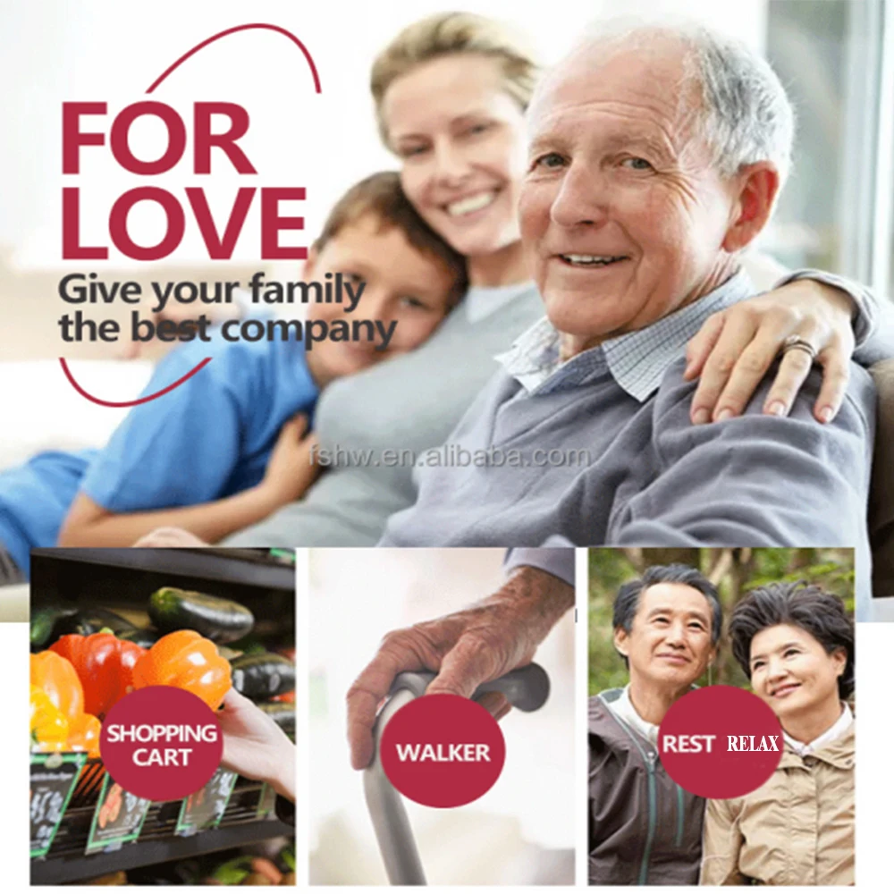 3 Wheel Rollator For Seniors Lightweight Walker For Elderly Aluminum