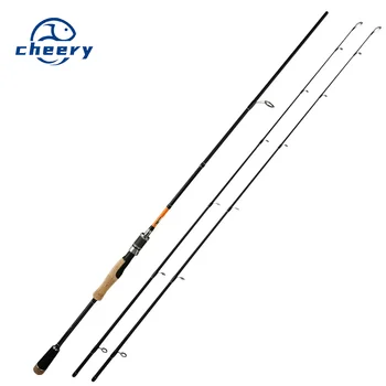 Yu Mingcatcher Carbon Lure Rod Set Double Rod Slightly M/MH Super Hard Straight Handle Throwing Rod Sea Rod Weihai Cork Handle – Hard Lure – view 2