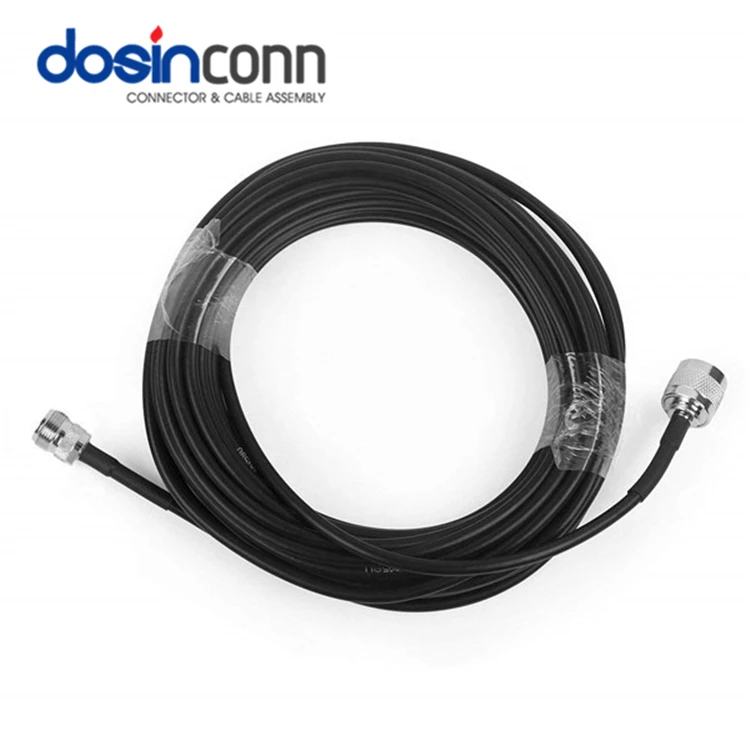 50 Ohm Coaxial Plug Crimp N Type Male LMR400 Cable RF Assemblies to STR LMR 400