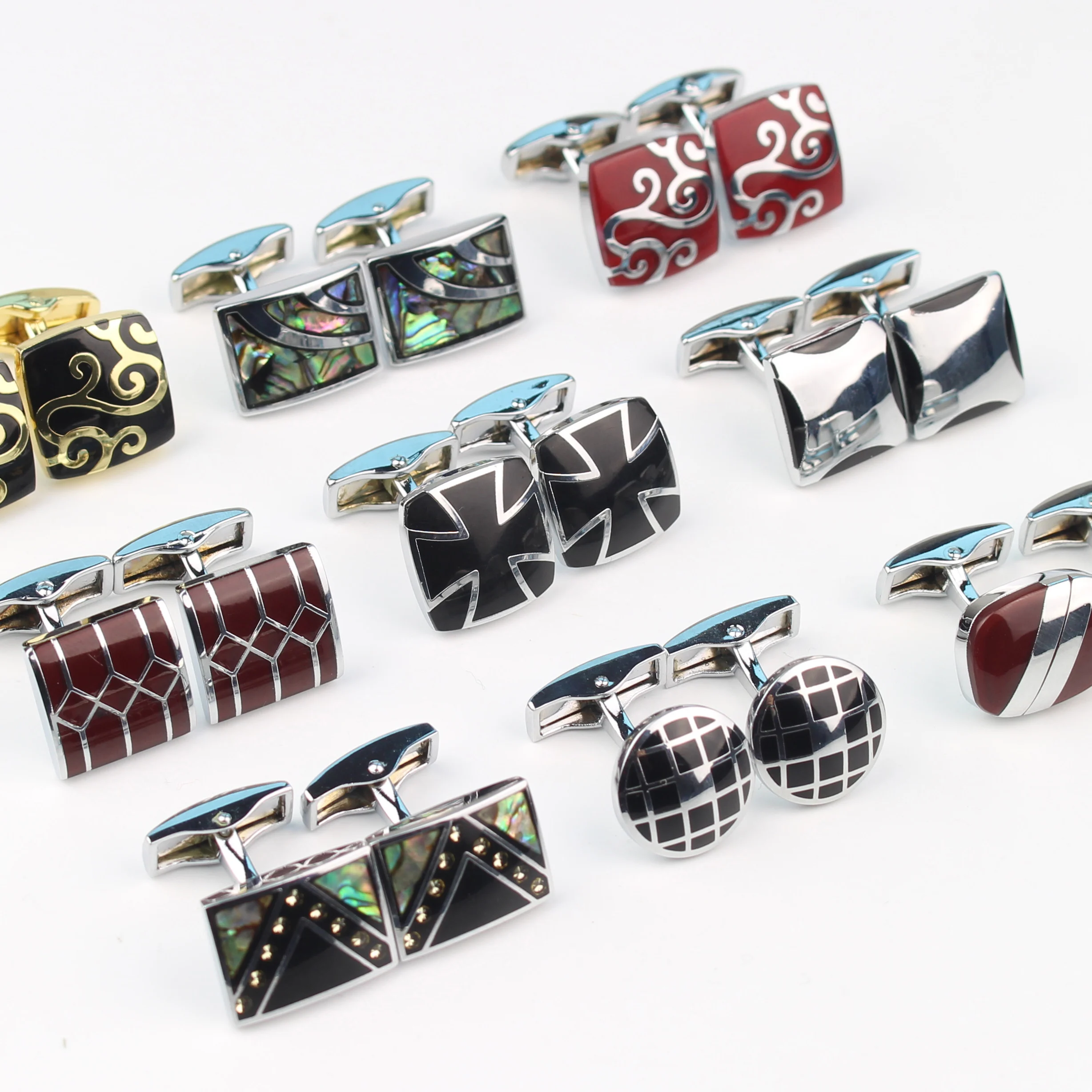 Vintage Pattern Cufflinks For Mens 