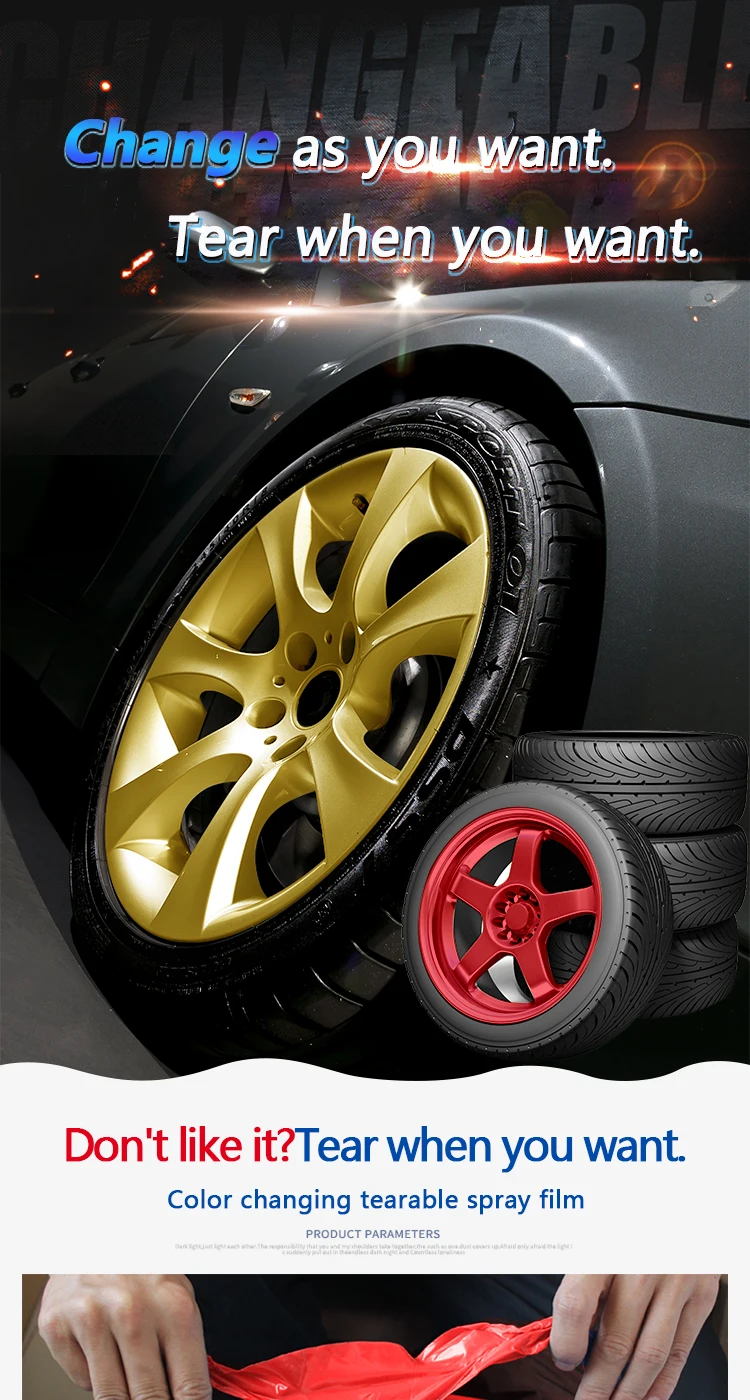 Car Liquid Removable Spray Rubber Paint Waterproofing Dip Rubberized