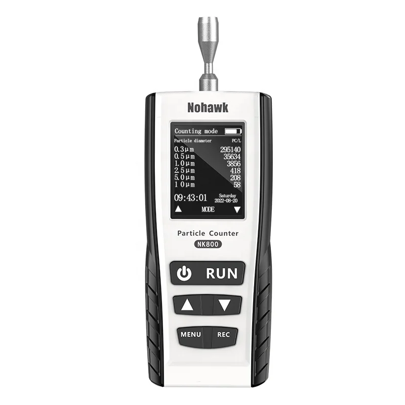 Air Quality Monitor Particulate Detector Indoor PM2.5 PM10 Handheld Dust Particle Counter Particulate Matter Pollution Meter