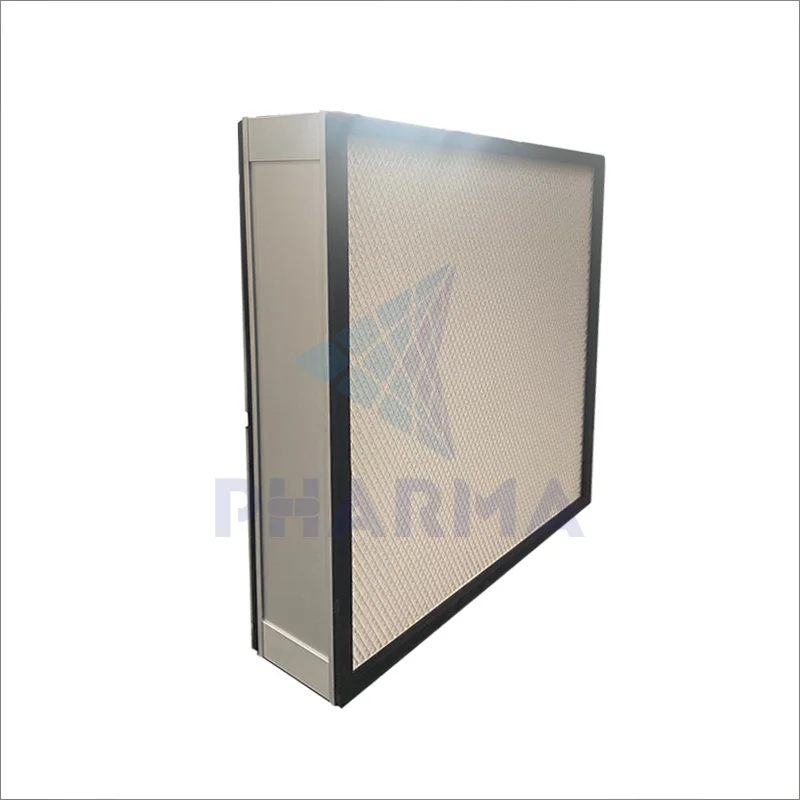 product-PHARMA-H10H11H12H13 Aluminum Frame Mini Pleated Universal Panel Hepa Filter-img-1