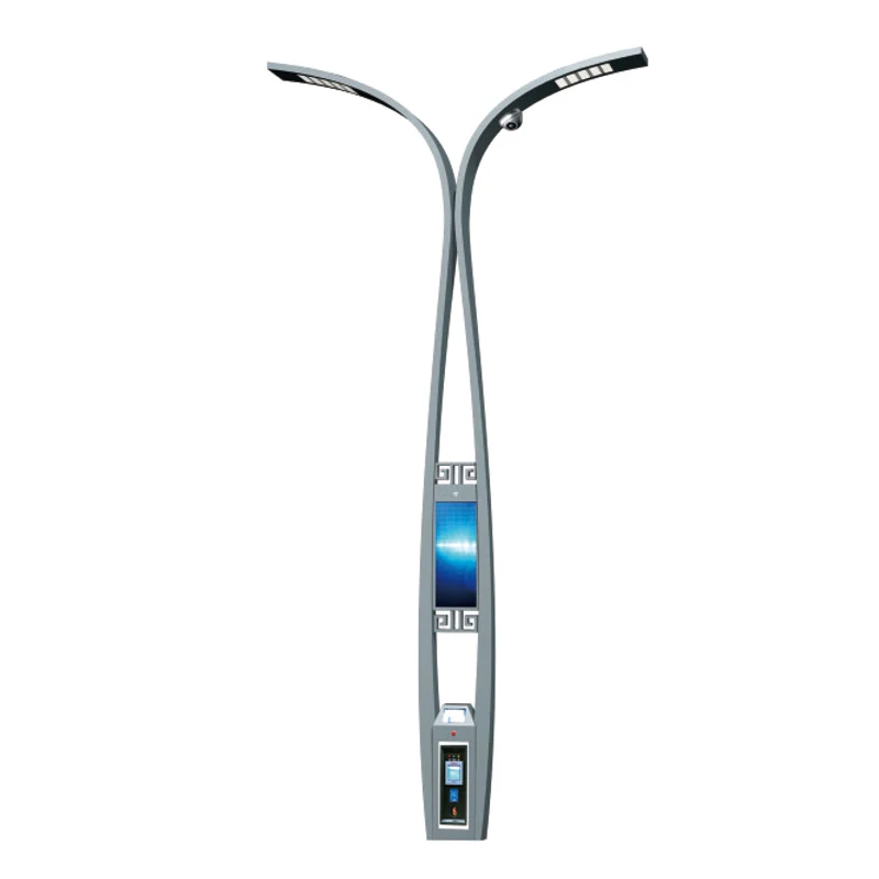 Уличная Водонепроницаемая умная лампа-столб, общественная автобусная станция, реклама IP66, умное уличное освещение