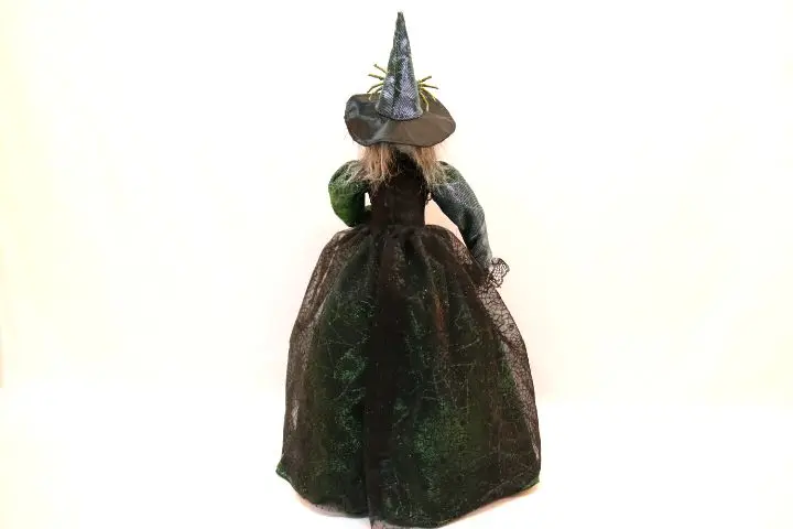 Новинка 2021 тематическая вечеринка на Хэллоуин атмосфера ужаса старая ведьма эльф ткань кукольный стол украшение для