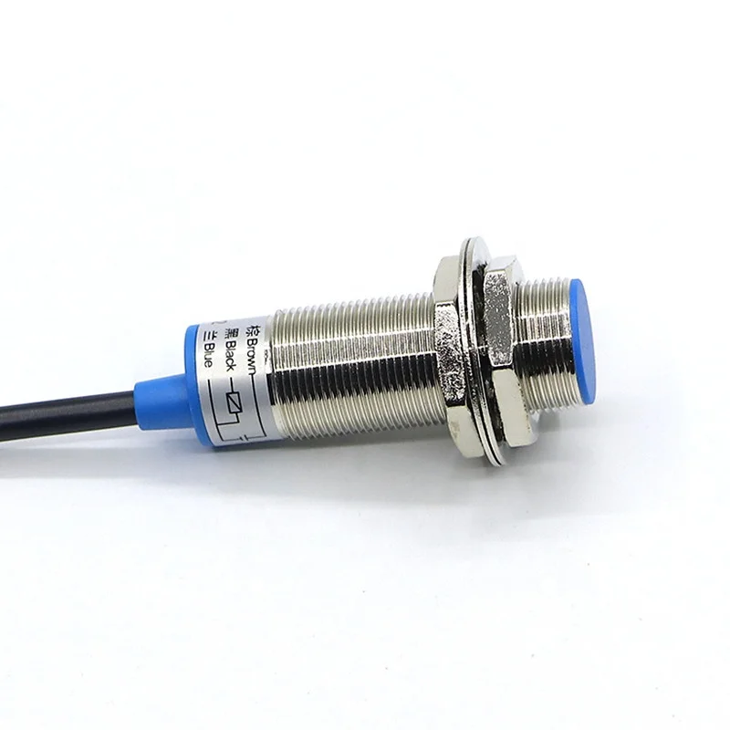 PRCM18-5DP Inductive Proximity Sensor - M18 Round, 5mm Sensing, PNP NO, 3 Wire 10-30 VDC