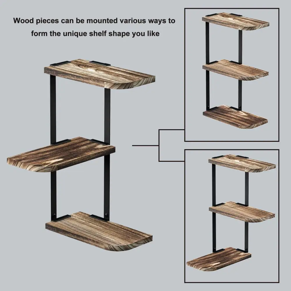 Proffecial Custom Make Corner Shelf Wood Floating Shelves for House