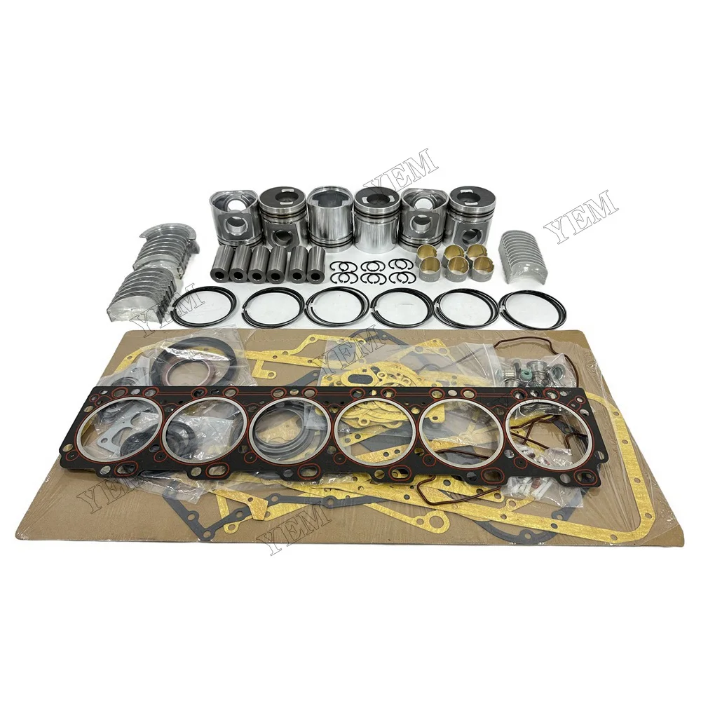 Engine Rebuild Kit With Piston Ring Cylinder Gaskets Bearings Suitable for 6CT Universal Engine Parts 6