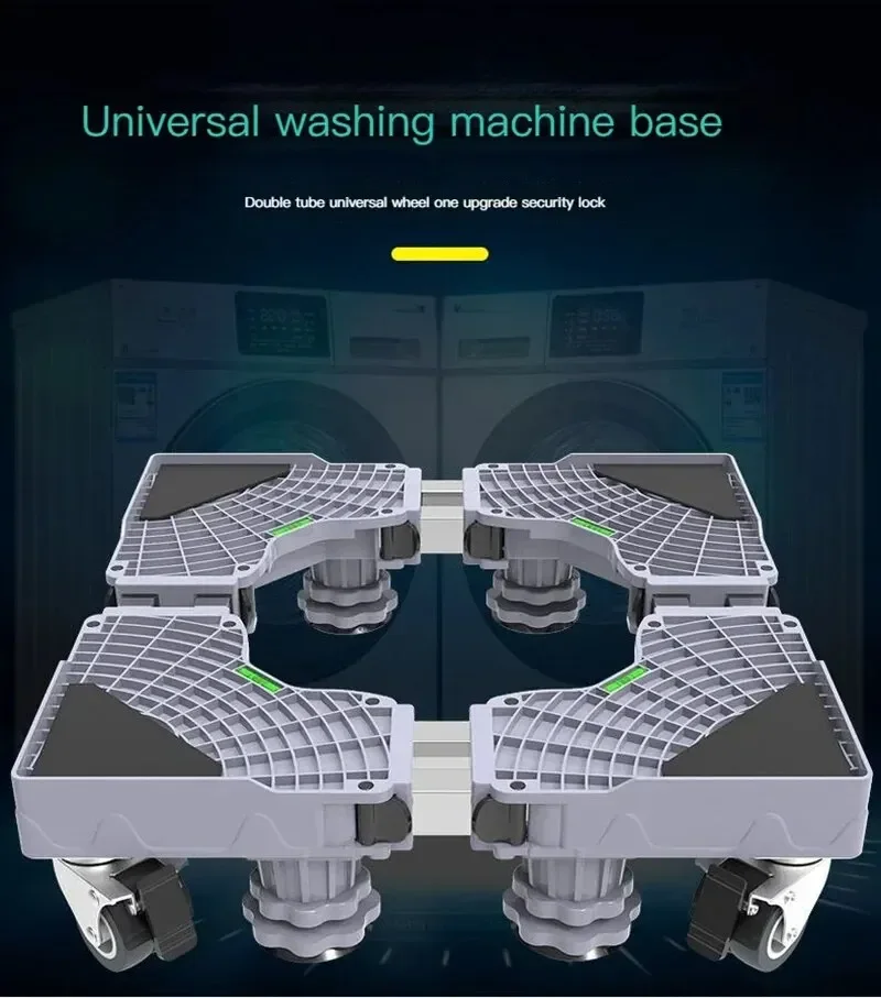 Universal Base Washing Machine Stand - Adjustable & Eco-friendly