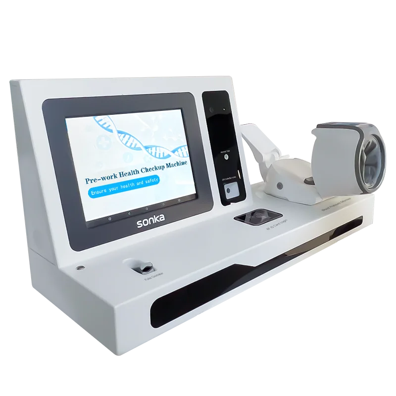 Alcohol testing machine for company with blood pressure monitor blood oxygen test all in one professional medical devices