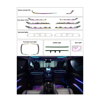 Car Ambient Light High Quality Suitable for Toyota Alphard/Vellfire Original Car 1:1 Mold Colorful  RHD/LHD Right Hand Driver