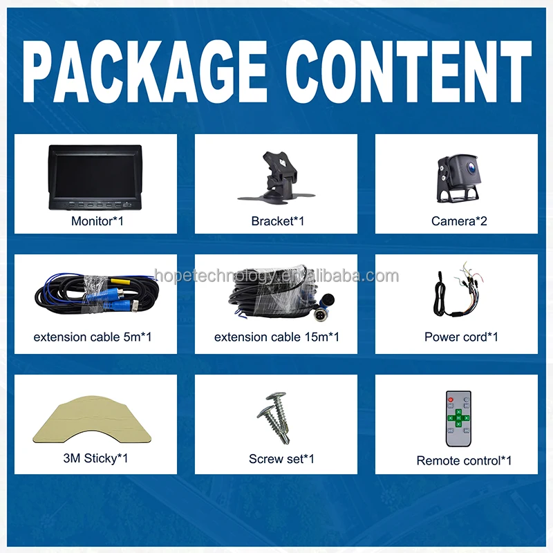 7 дюймов 1080P IPS монитор IP68 Водонепроницаемая камера ночного видения цифровой видеорегистратор MP5 DVR 2CH