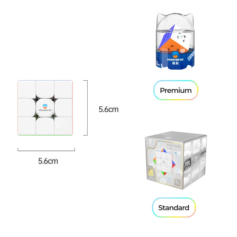 Monster Go MG3 Professional Smart Puzzle Toy Blue Tooth Ai Magic Speed Cube Educational for Children
