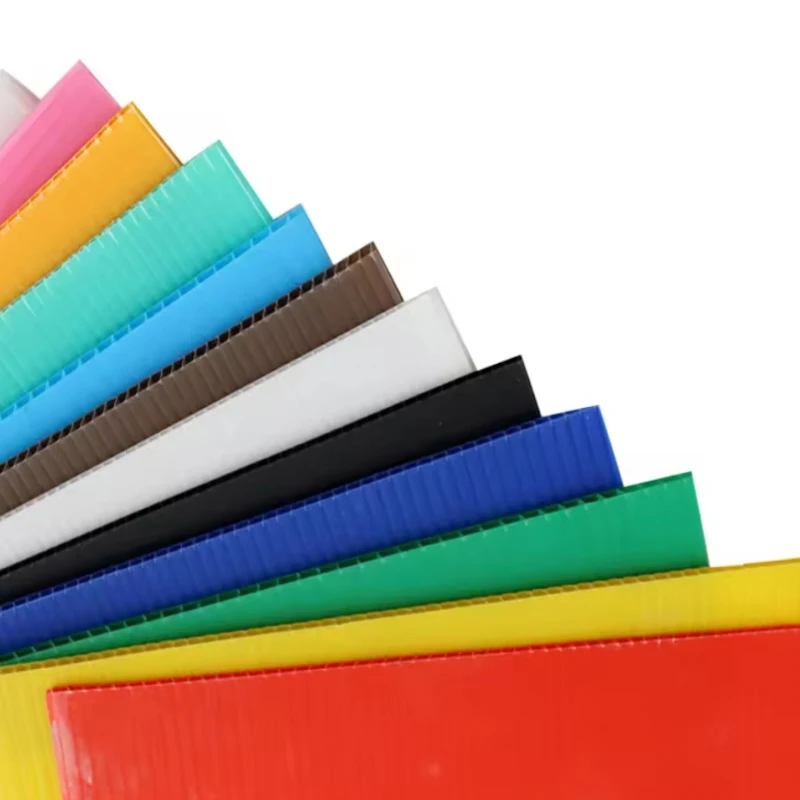 Colorful Polypropylene Pp Corrugated Board Sheet Pp Plastic Sheet Pp Hollow Plate 2mm Coroplast Sheets
