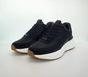 Custom Mesh and Leather Breathable Running Sneakers Dress Casual Shoes for Men Classic Footwear for All Seasons