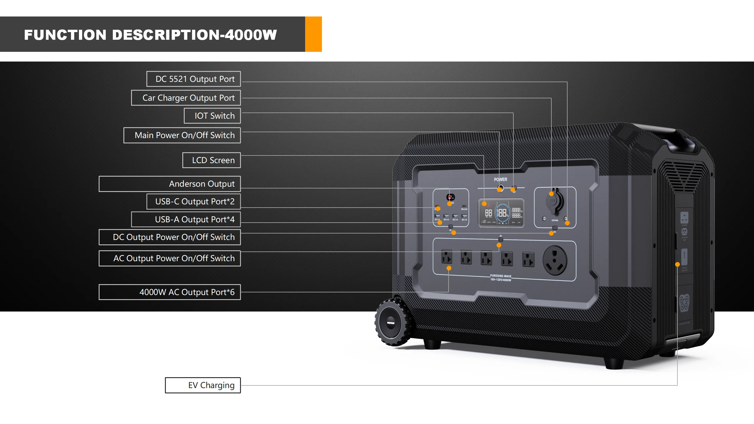 product 5000w emergency all in one camping solar generator portable power station bank-31