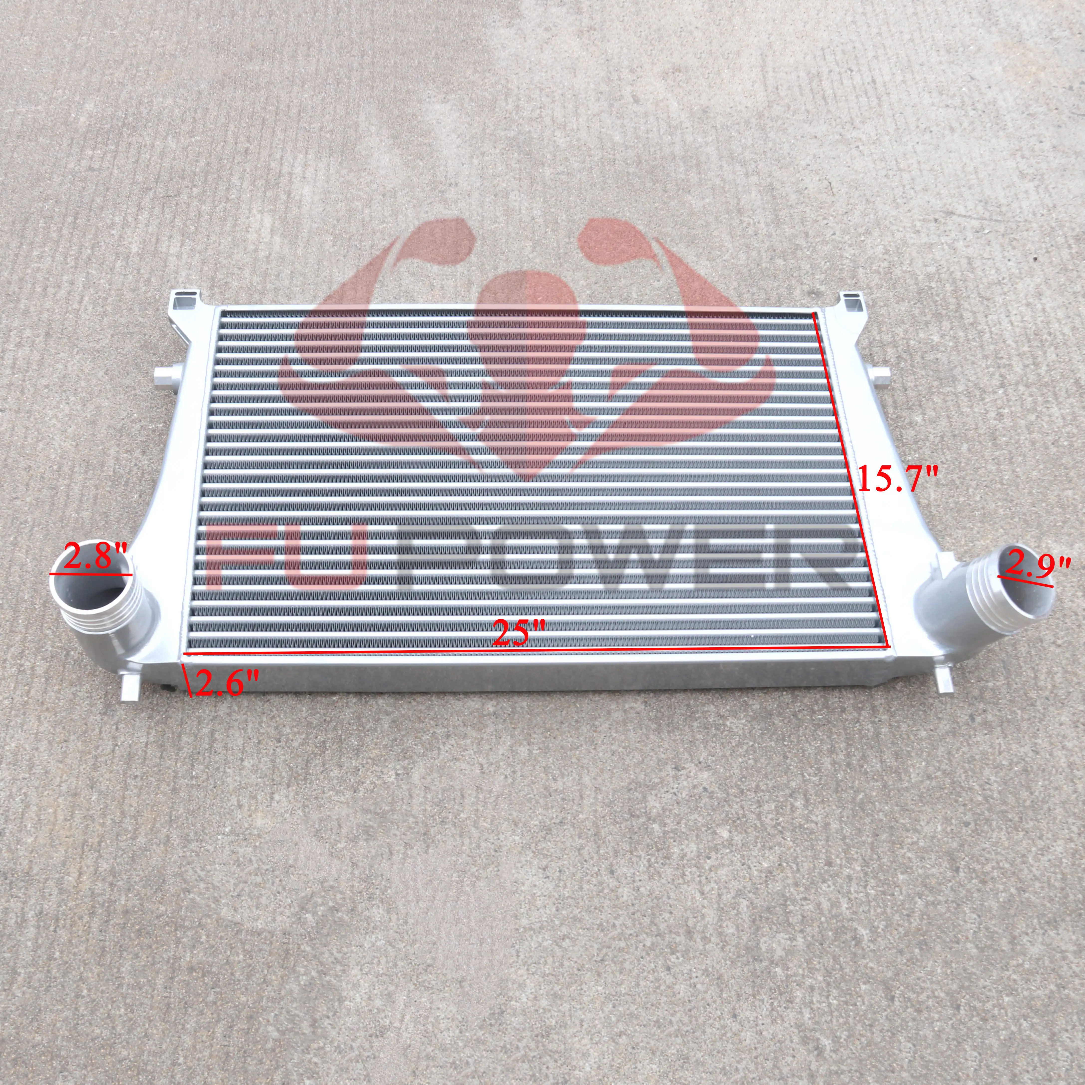 Custom Intercooler For Nissan Patrol Zd30/a3 Vw Golf Mk7/kawasaki 250x