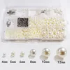 KQ-013 Hollow Pearl Claw Stud Box Packaging