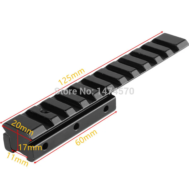 Dovetail Extension Scope Mount Base 11mm to 20mm Weaver