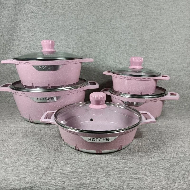 Hot sale Die cast aluminum Nonstick cookware sets Jogo de panelas