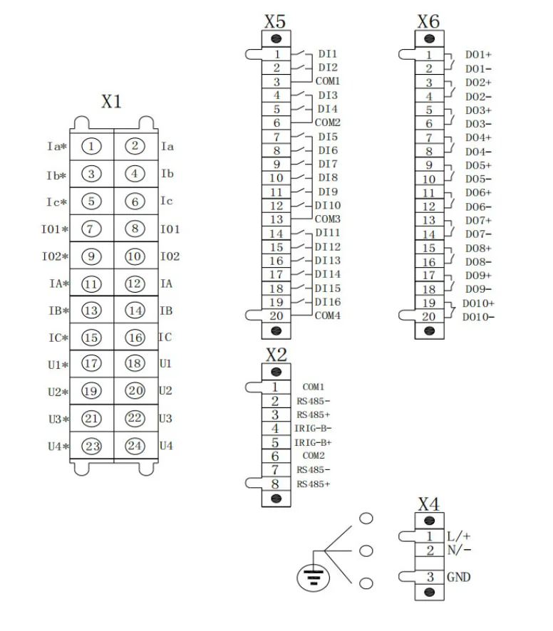 Acrel Am5-m Middle Voltage Mv Protection Relay Microcomputer Protection ...