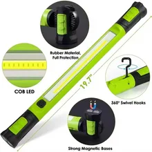 Shingel Cordless Rechargeable Magnetic LED Underhood Work Light With Hooks