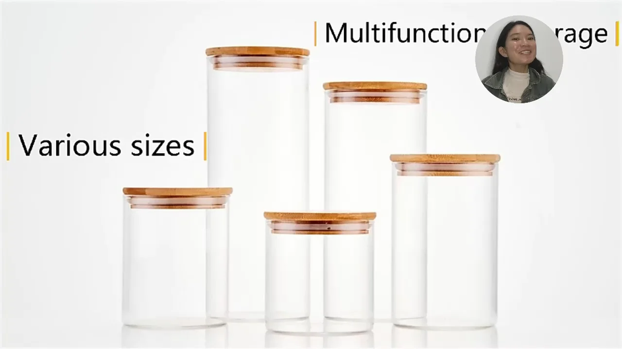 Linuo 2023 Borosil Glass Jar New Arrival Food Storage Glass Jar With