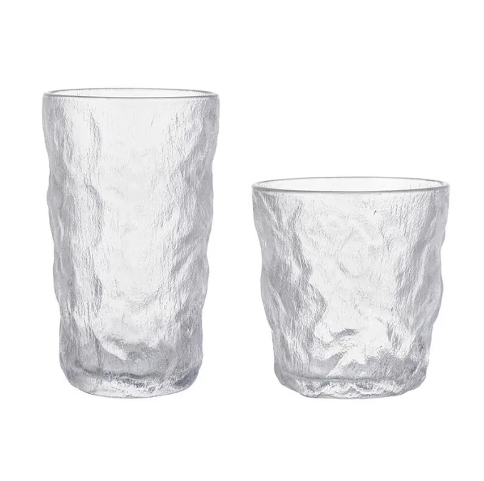 Creative Transparent Glass Whisky Wine Cup Minimalist Design for Drinks and Giveaways