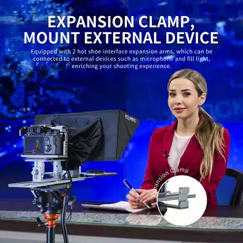 FEELWORLD TP16 Folding Teleprompter Glass for Tablet Smartphone up to 16", Custom Logo & Packaging Box, Bulk Wholesale detail image