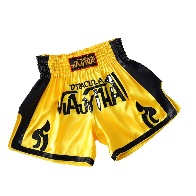 MMA Shorts Grappling Kick Boxing Mens Adult Muay Thai Fighting Work Out Exercise 
