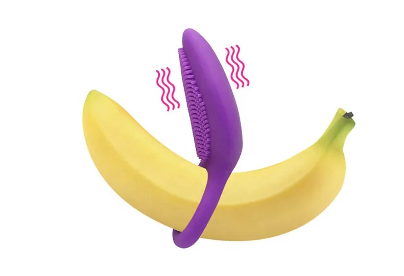 Silicone Relax Massage Wireless Quiet Cock Ring Toy USB Charging Powerful Strong Vibration Delay Ring