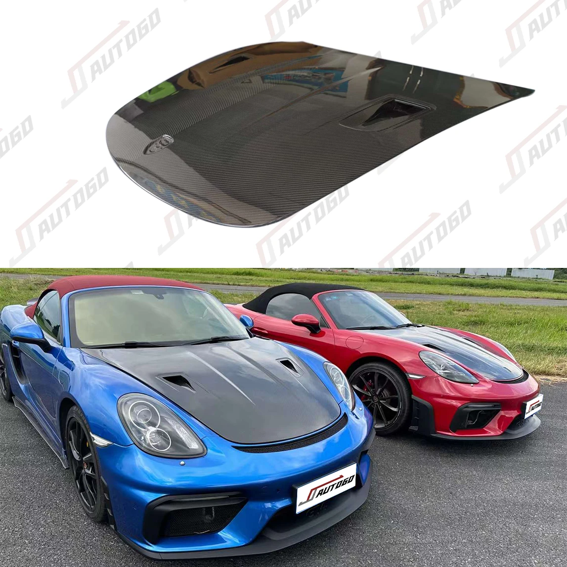 ポルシェ718/911/982/981 (2016+) カーボンファイバー ボンネット RS