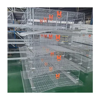 Completely Automatic System Chicken Raising Equipment H Type Laying Hens Poultry Chicken Cage Multifunctional Provided Xly-cd130