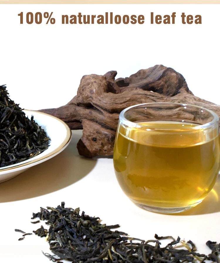 毛峰ジャスミン茶発酵健康茶プレミアム品質全葉ジャスミン花茶ドリンク YUN QI 特別グレード 500 グラムバッグ