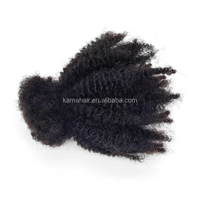 New Texture Natural Color Curly 4c Curly Human Hair Afro Kinky Remy Human Hair Curly for Black Women Extensions