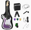Chitarra Elettrica Water Grain Viola con Set Amplificatore da 5W