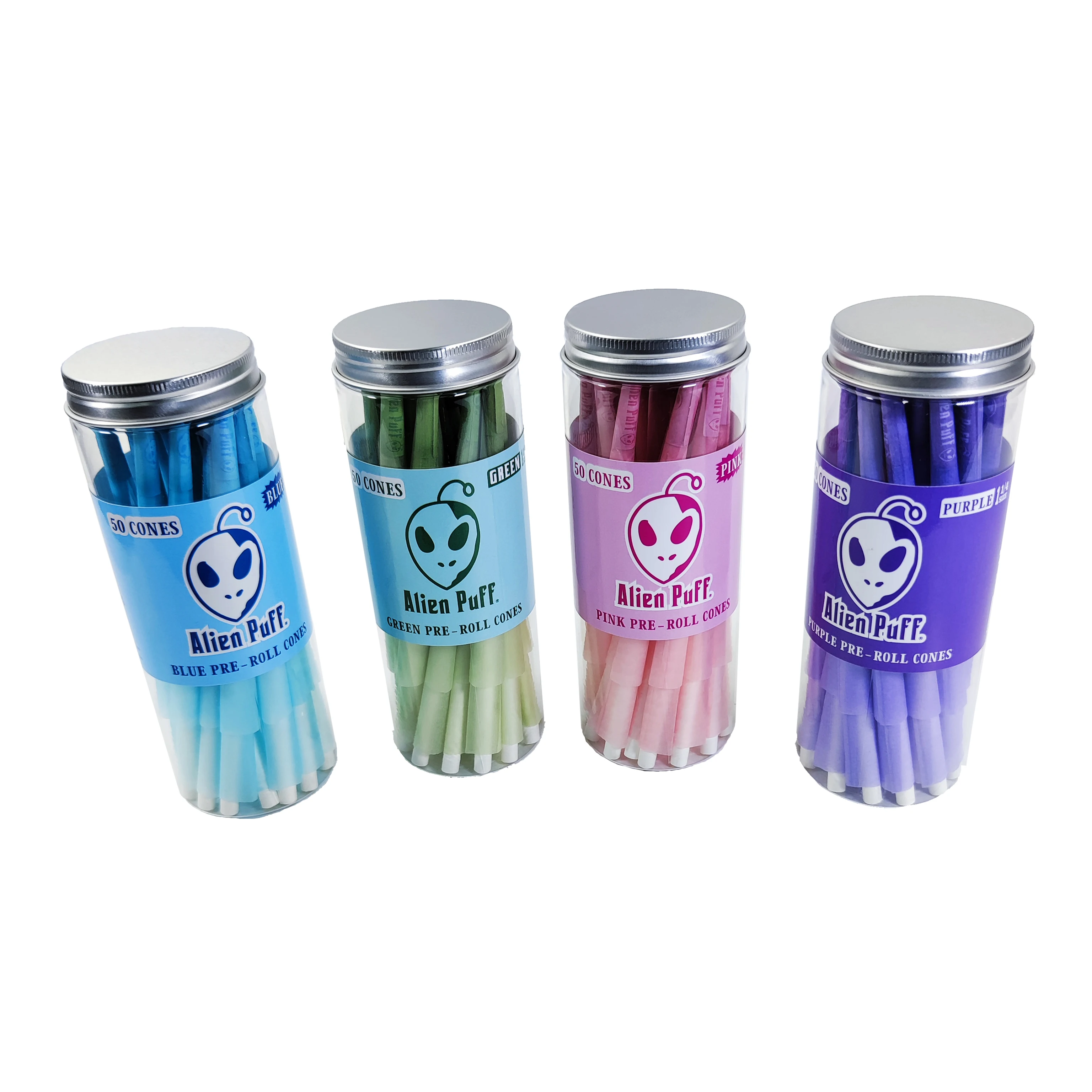 Индивидуальные цветные конусы неотбеленные роликовые бумаги разноцветные с наконечниками 109 98 84 мм натуральная Арабская резинка