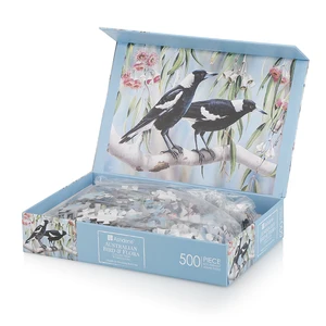 Professional Australian Birds Puzzle Custom Printing Paper Puzzles 500 Pieces Jigsaw Puzzle for Adult