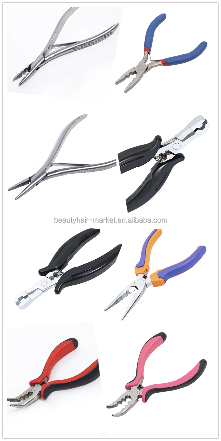 Professional Beauty Salon Stainless Steel Hair Extension Tools Plier