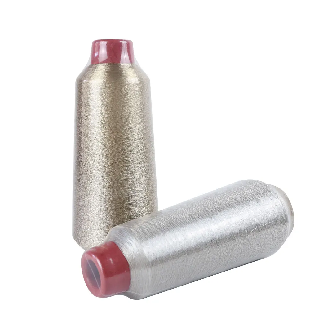 Rainbow Pure Silver for Lurex Dongyang Metallic Yarn Embroidered High Tenacity for Sewing Knitting Weaving & Embroidery