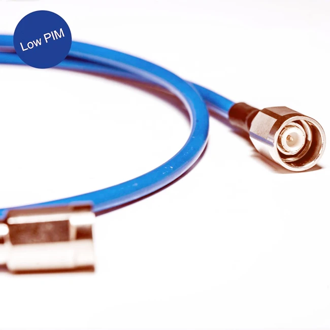 50ohm Low PIM RG401 RG402 High Temperature Semi Flexible RF Coaxial Cable  for 4G/5G Antenna
