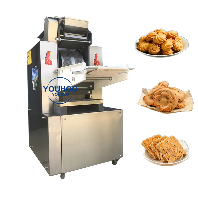 Small Factory Cookie Biscuit Rotary Moulding Molding Machine Dough Forming Machine for Biscuit