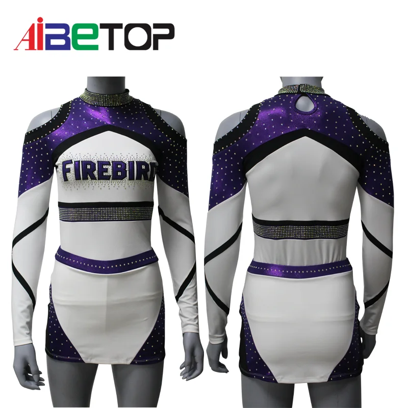 OEM Wholesale  Custom Comfortable Competition Cheerleading Uniform Design Your Own Cheerleader Uniforms